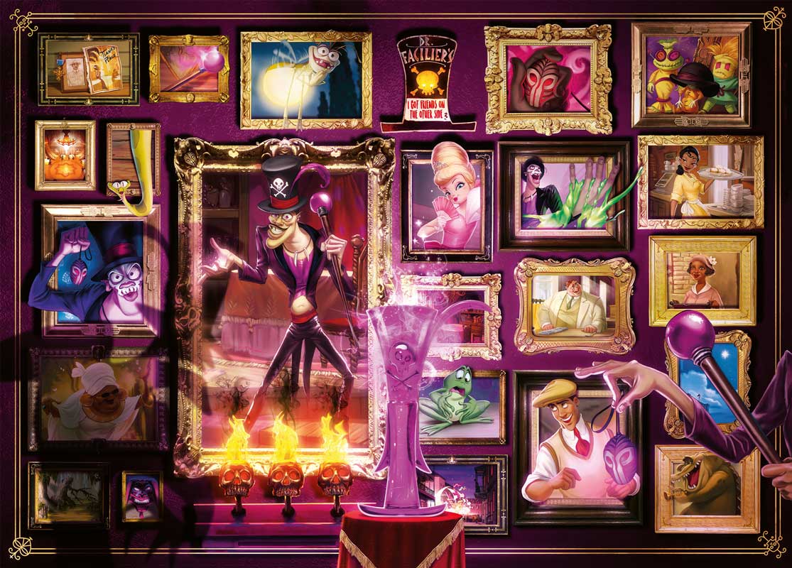 Pussel – Disney Villainous Skurkar – Dr Facilier 1000 bitar - Bild 3