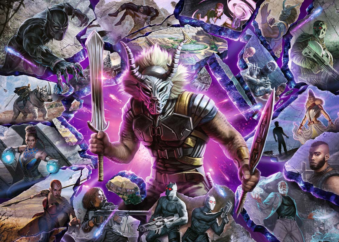 Pussel – Marvel Villainous Skurkar – Killmonger 1000 bitar - Bild 3