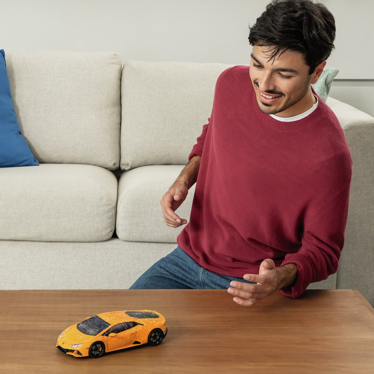 3D Pussel – Lamborghini Huracán MK2 Röd 108 Bitar - Bild 6