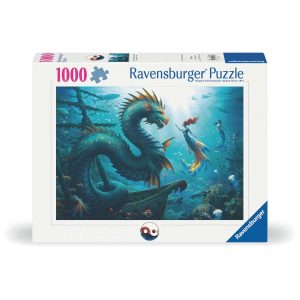 Pussel – Enchanted Depths Dragon Mermaid 1000 bitar