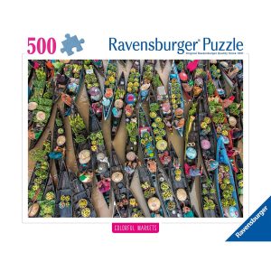 Pussel – Flytande marknad, Indonesien 500 bitar