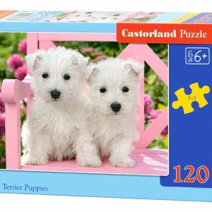 Pussel – White Terrier Valpar, 120 Bitar