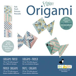 Pyssel – Funny Origami 15×15 cm Fiskar – Lätt