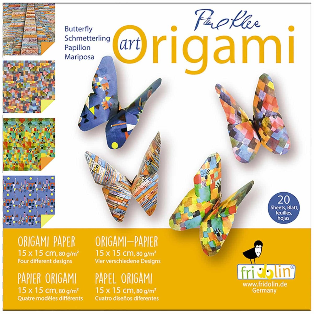 Pyssel – Art Origami: Paul Klee Fjärilar – Lätt
