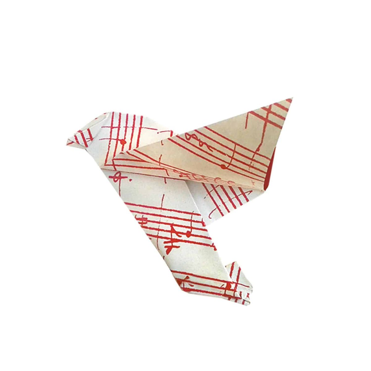 Pyssel – Art Origami: Musiknoter & Sparv – Normal - Bild 4