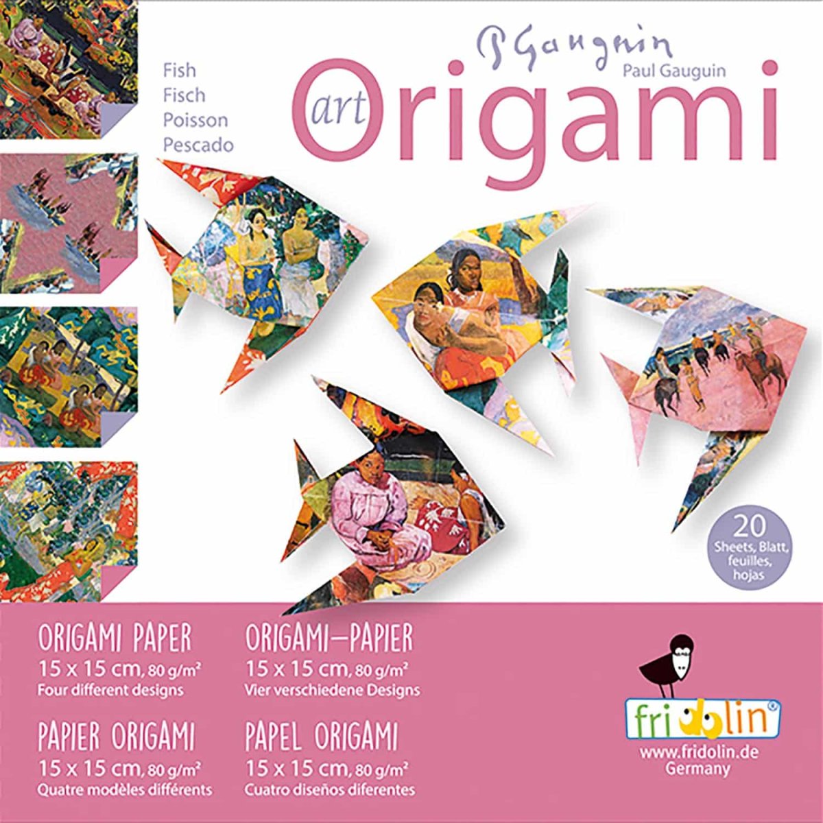 Pyssel – Art Origami: Paul Gauguin Fiskar – Lätt - Bild 2