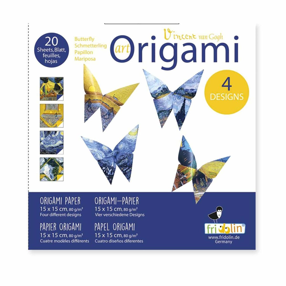 Pyssel – Art Origami: Van Gogh Fjärilar – Lätt - Bild 2