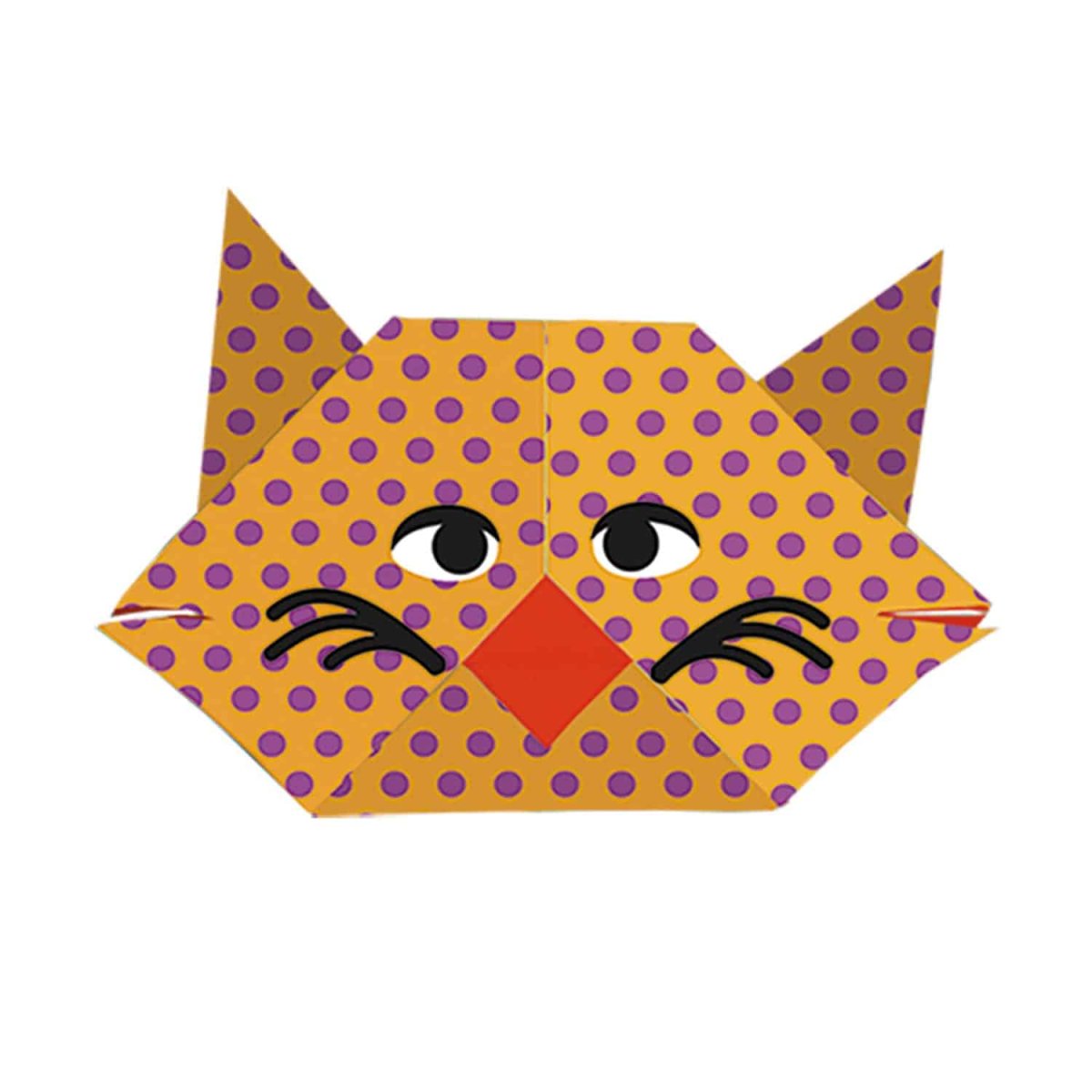 Pyssel – Kids Origami 15×15 cm – Katter - Bild 5