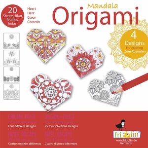 Pyssel – Mandala Coloring Origami – Hjärtan