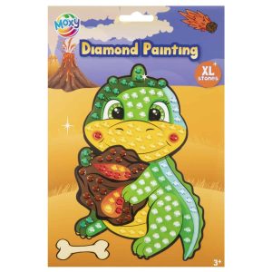 Pyssel – Diamond Painting Ödla A5 XL Stenar