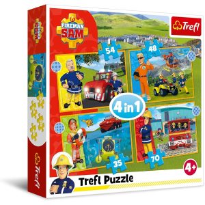 4in1 Barnpussel – Brandman Sam 34,48,54,70 bitar