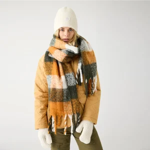 Scarf Vegan Recycled Green Check