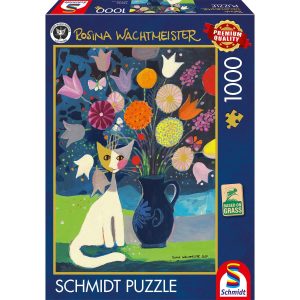 Pussel – White cat 1000 bitar