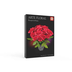 Pyssel – Blomsterkonstbukett med rosor