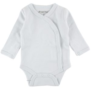 Blå Prematurbody Omlottknäppning EKO 32-56 cl