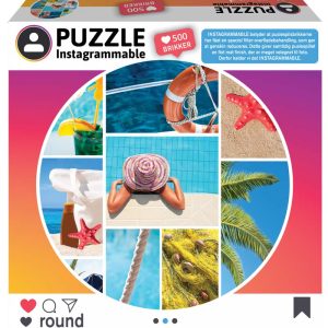 Instagram Runt Pussel – Hav 500 bitar