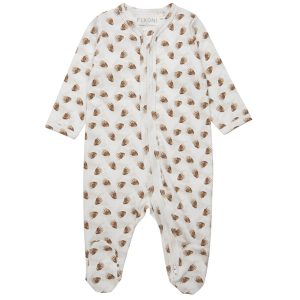 Fixoni Pyjamas Prematur Dragkedja 44 cl Vit