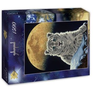 Art Pussel – S.Shimmel: Månleopard 1500 bitar