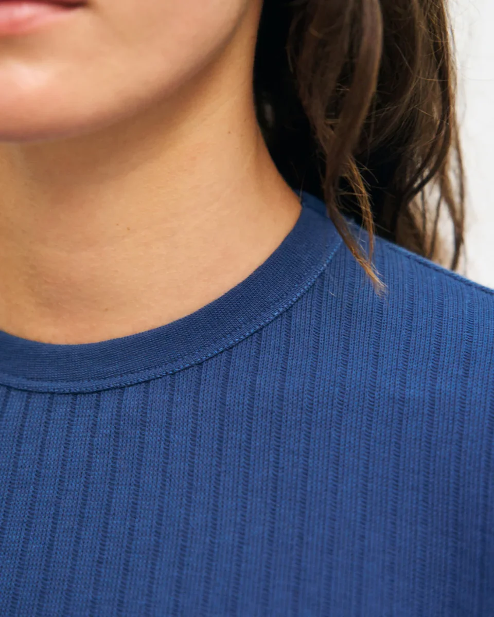 Heavy Ribbed T-shirt Royal Blue - Bild 6