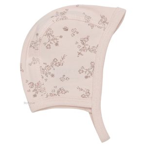 Mössa Hjälm Baby Prematur storlek 32-56 – Rosa Blommor