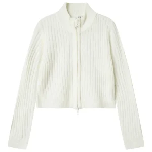 NKFHABOUR – Vit kort cardigan