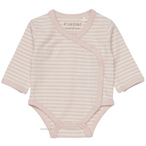 Prematur Bebis Nyfödd Body Storlek 32-56 – Rosa Randig