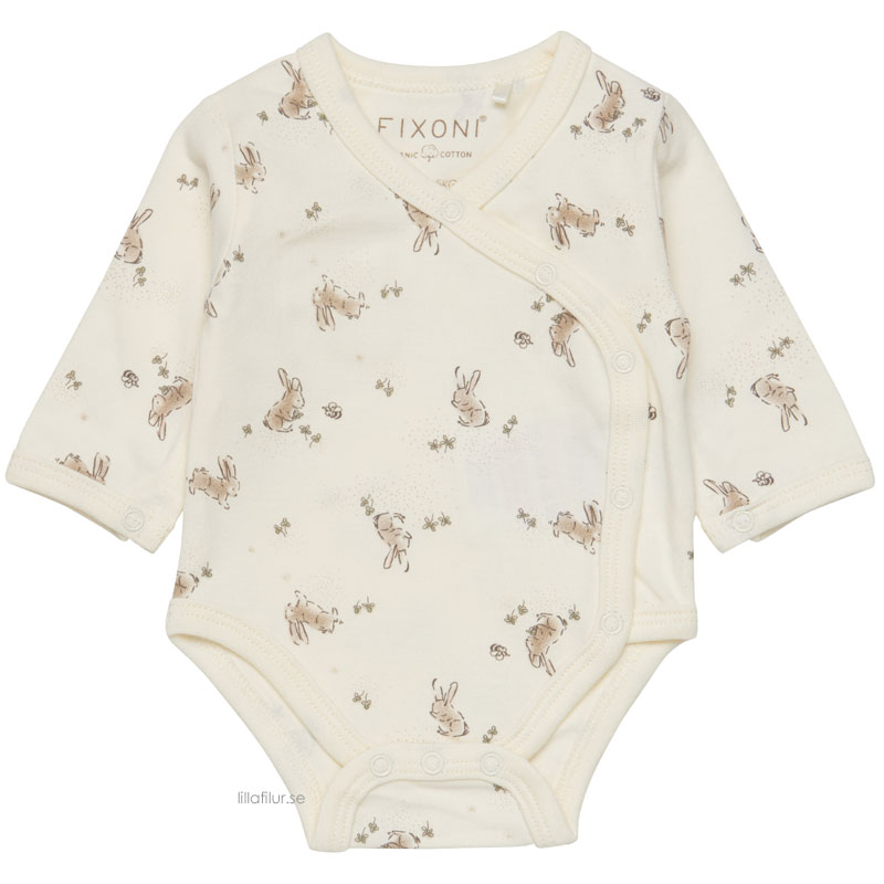 Prematur Body Baby Vit Kaniner storlek 32-56