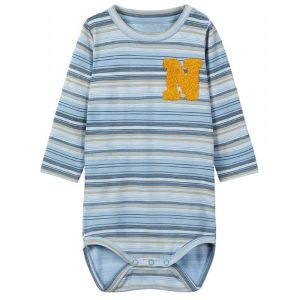 Body Baby 62 68 – Blå Randig EKO
