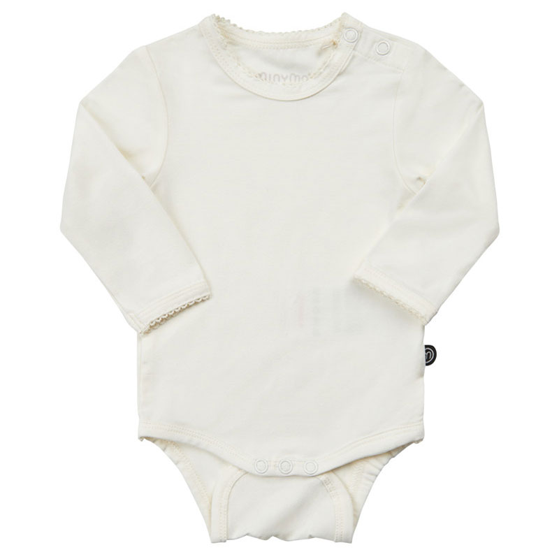 Body med Spets Baby Vit Bambu 50-80 cl - Bild 2