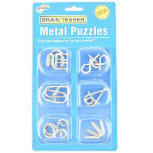 IQ Pussel Metall 6-pack