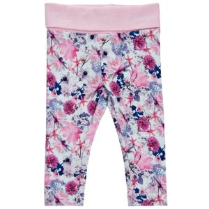 Baby Leggings Blommiga EKO