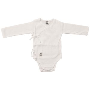 OmlottBody med knytband Vit Ribbad 40-70 cl