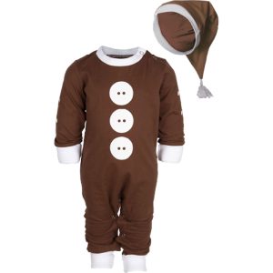 Pepparkaksdräkt Baby / Pepparkaka Sparkdräkt – storlek 56-86