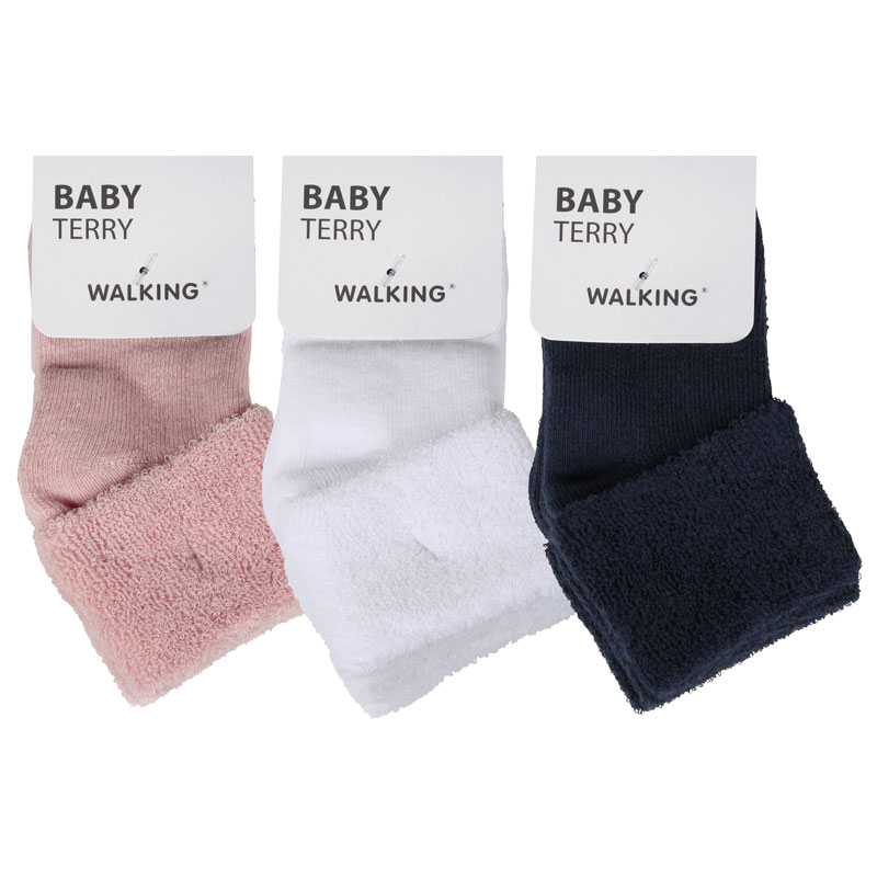 Prematur Strumpor Frotté Marinblå 2-pack - Bild 3