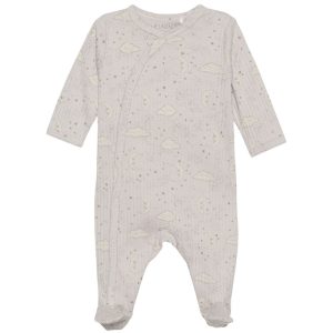 Prematur Pyjamas Ribbad Fötter 44 cl – Moln