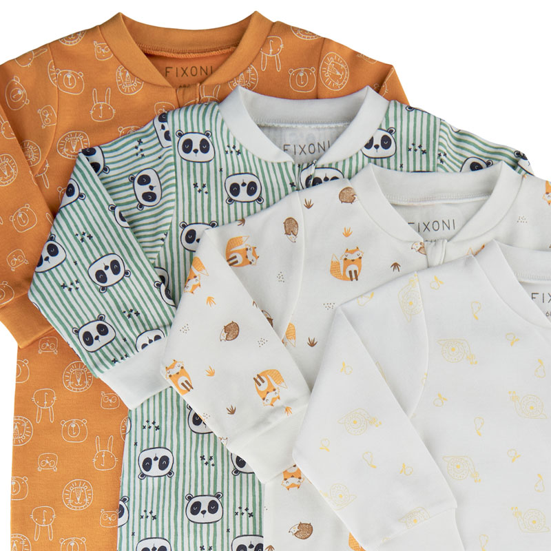 Pyjamas Barn utan fötter Dubbel dragkedja 80-104 cl - Bild 3
