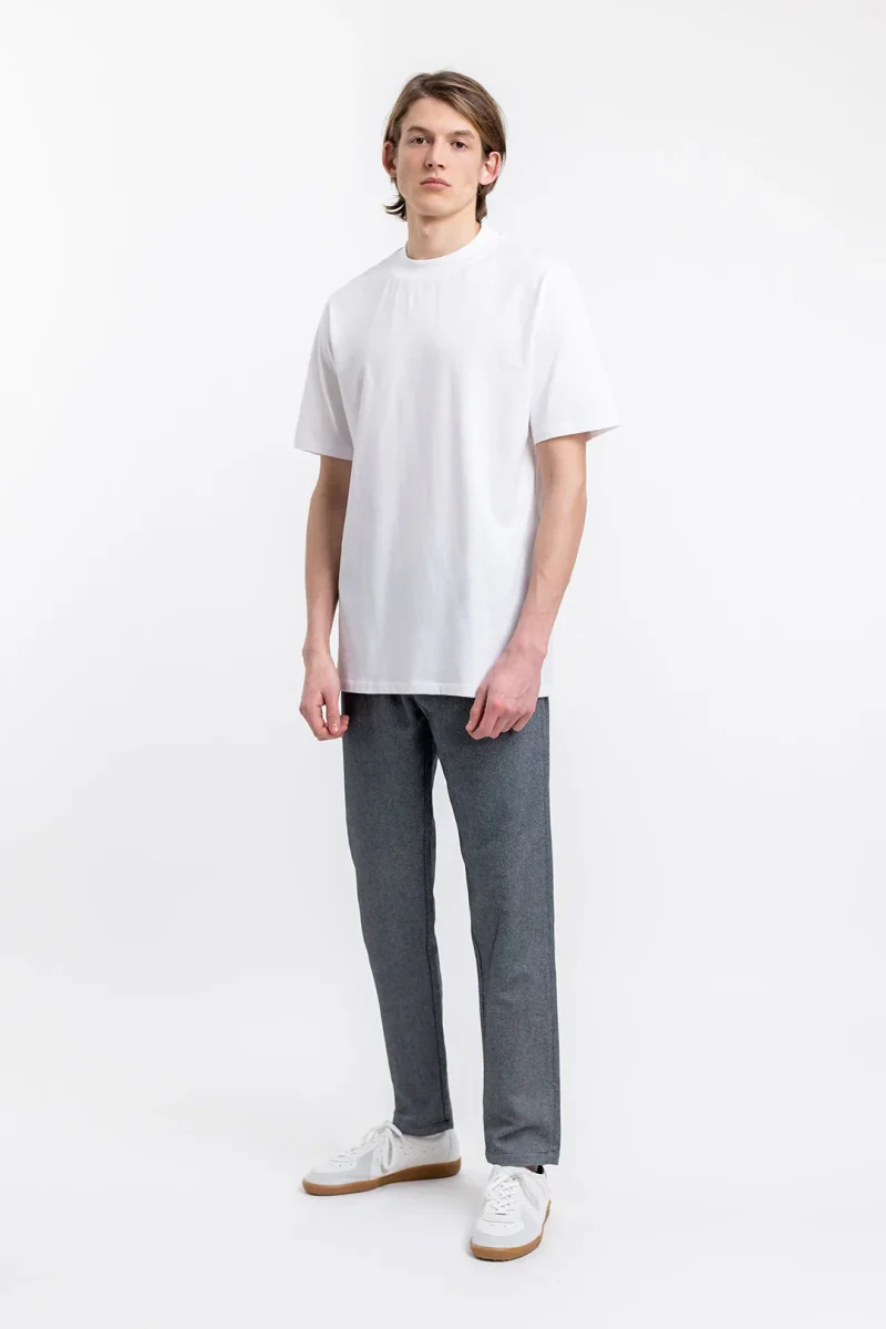 Big Collar Organic Cotton T-shirt White - ROTHOLZ - Bild 6
