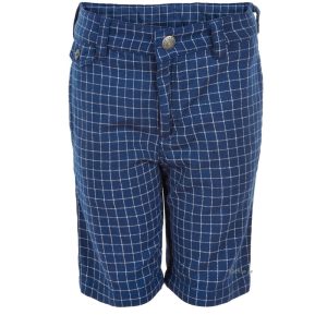 Shorts Barn Rutiga Flanell – Marinblå / Vit