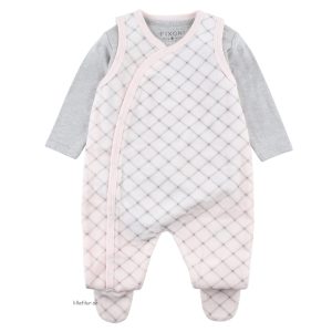 Sparkdräkt Fötter Velour Rosa – Set