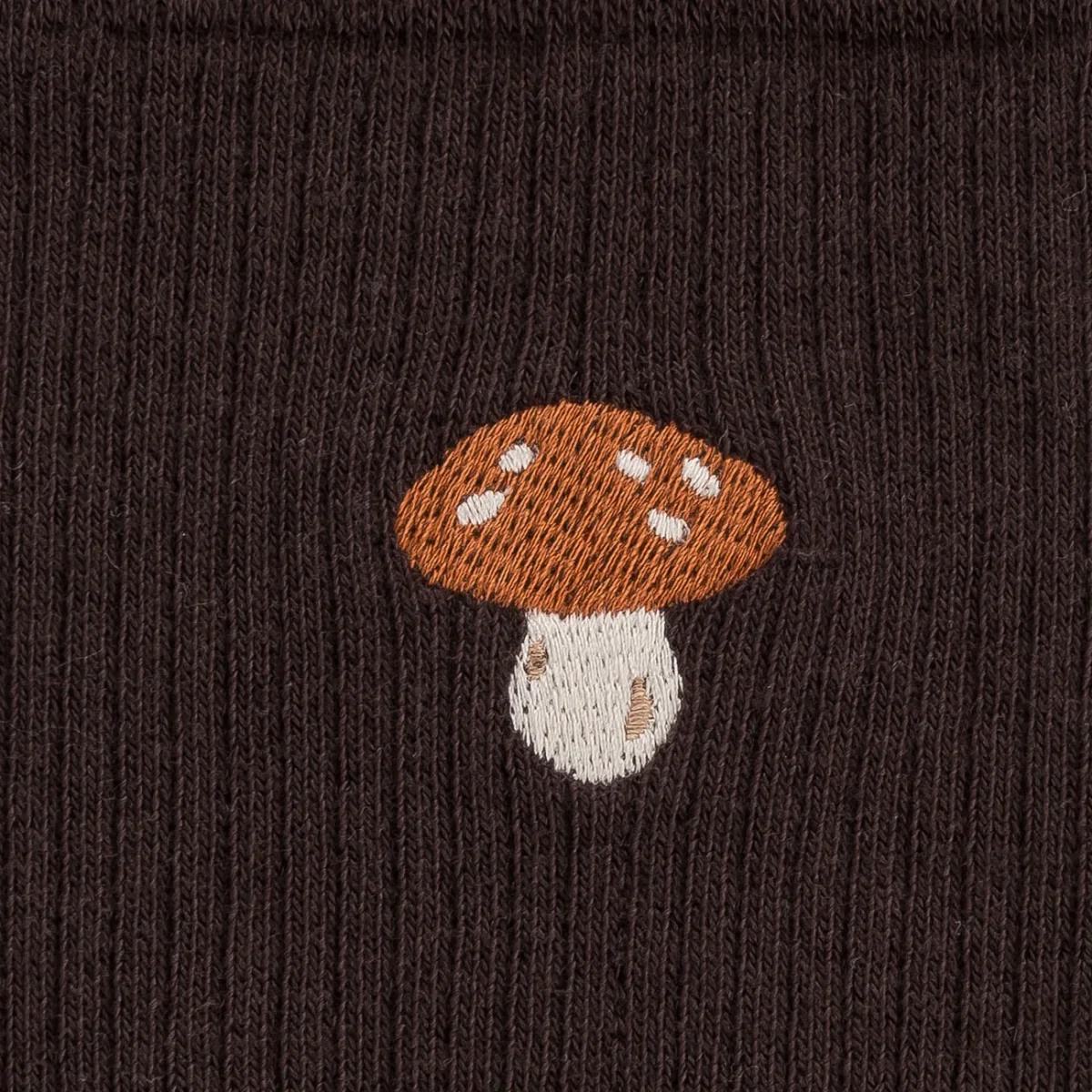 1-pack Ribbed Socks Mushroom - Bild 3