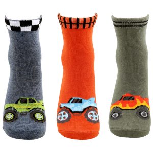 Strumpor Antihalk Barn 22/24 Monstertrucks 3-pack