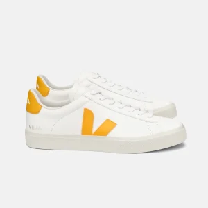 Campo Chromefree Leather White Ouro - Unisex - VEJA